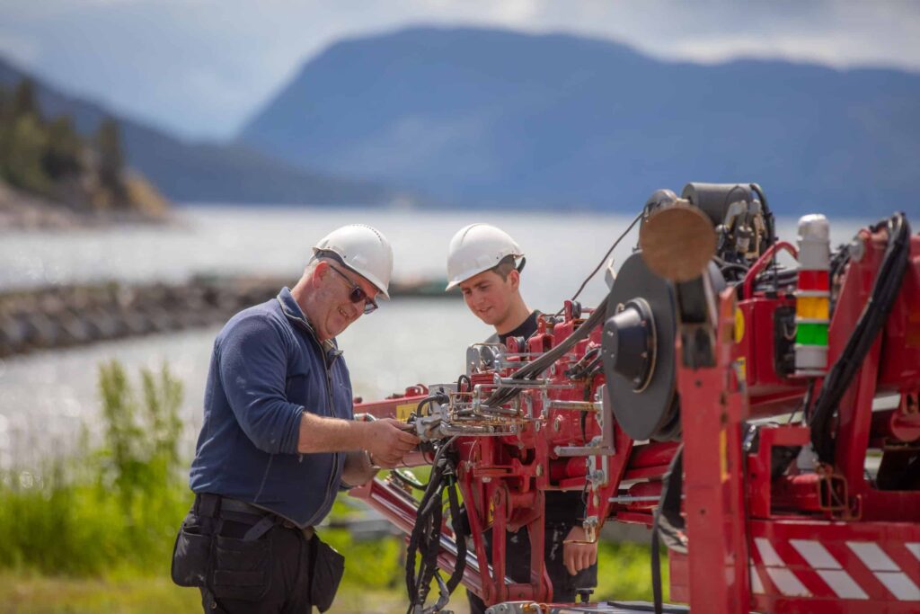 BioFish production facility in Ljones close to the Hardangerfjord on the west coast of Norway