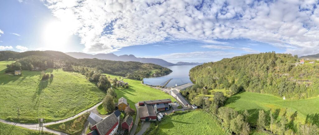 BioFish production facility in Ljones close to the Hardangerfjord on the west coast of Norway